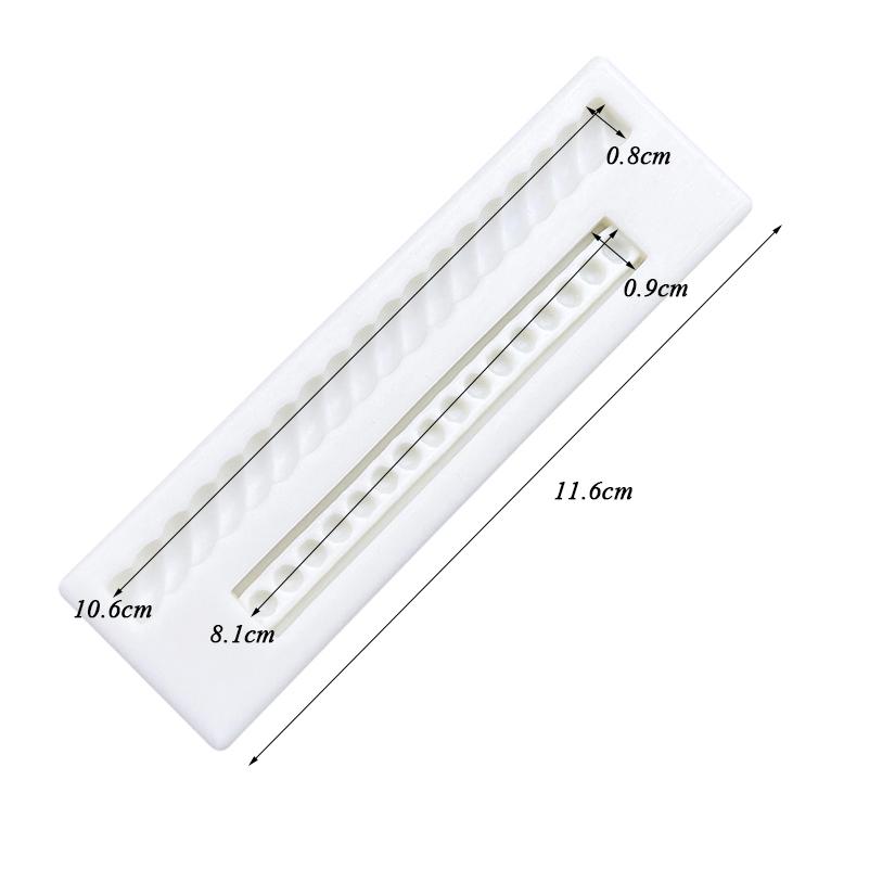 Pearl Rope Lace Silicone Cake Baking Mold Sugarcraft Chocolate Cupcake Resin Tools Fondant Decorating Tools