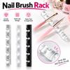5 Grids Nail Brush Rack Acrylic Brush Display Shelf New Acrylic Brush Holder for Manicure Tools
