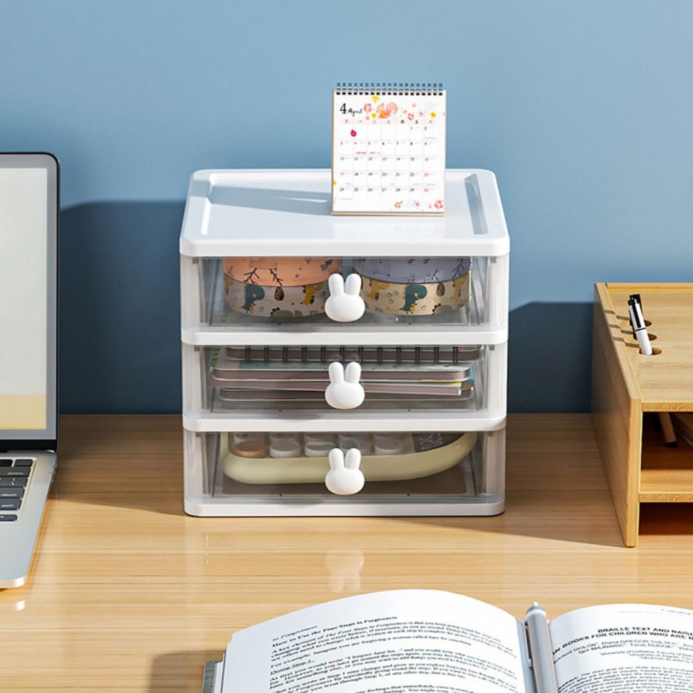 Drawer Cosmetics Storage Case Sundries Container Stationery Storage Box Desktop Organizer