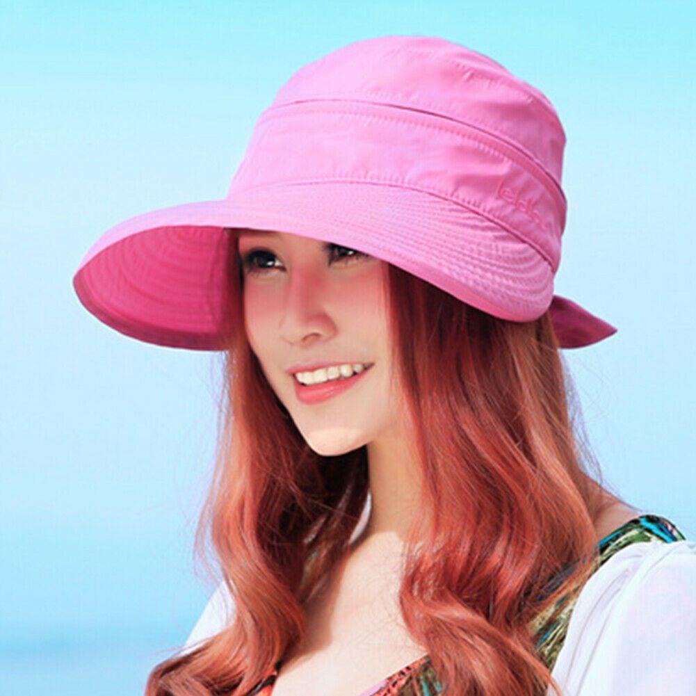 2021 Anti-UV Foldable Sun Hat Beach Hat Outdoor Cap Wide Brim