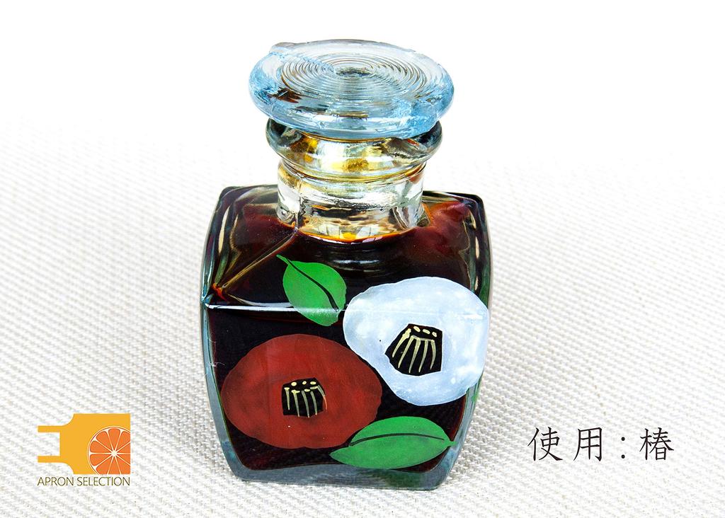 Yagi Kaiho Kaiho Kiln Kyoto-style Painted Glass Soy Sauce Dispenser, Square, Mini, In a Presentation Box (Unkin)