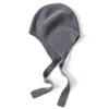 Minimalist Tie Strap Beanie Windproof Warm Skull Cap Korean Style Bonnet  Fashion Girls