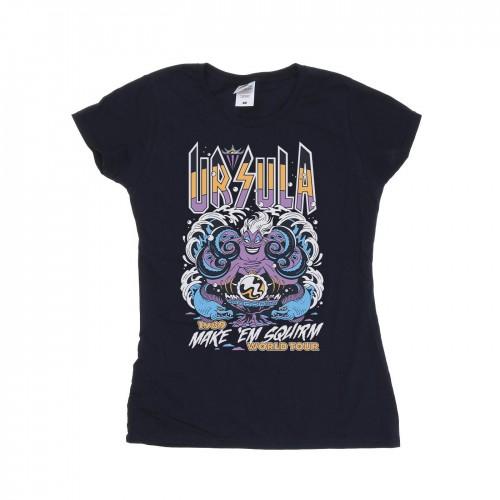 Disney Womens/Ladies Villains Ursula Make Em Squirm Cotton T-Shirt