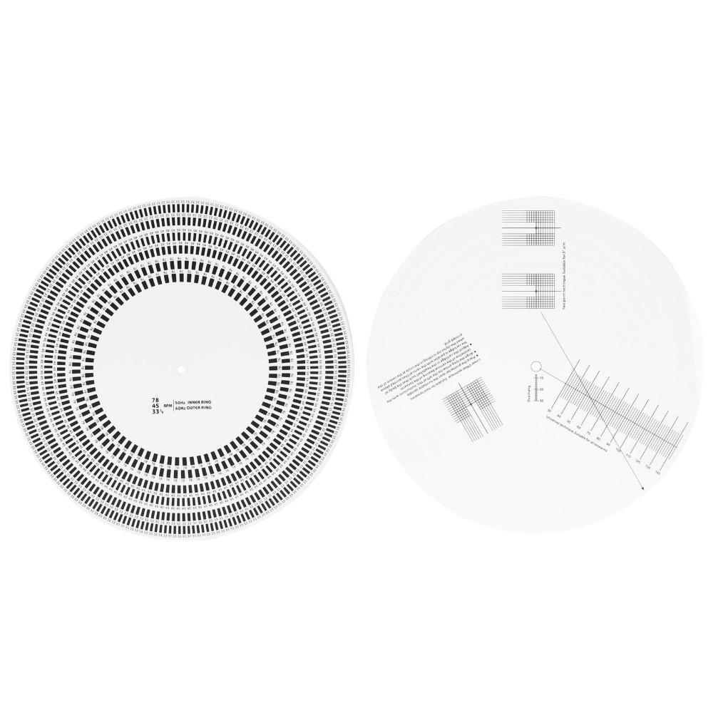 Double-sided Function Calibration Disc Rotational Speed Detection Disc for Turntable Maintenance