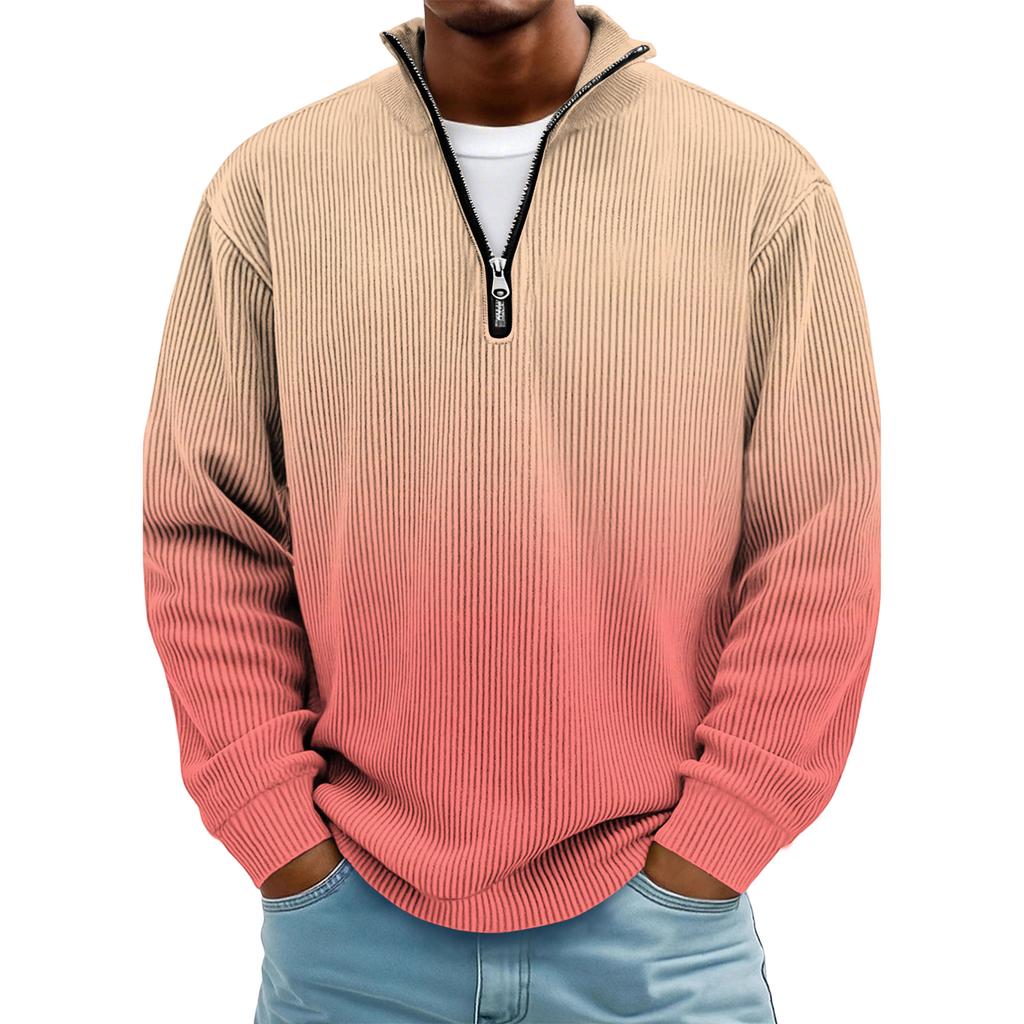 Мужская толстовка с капюшоном на молнии 1/4