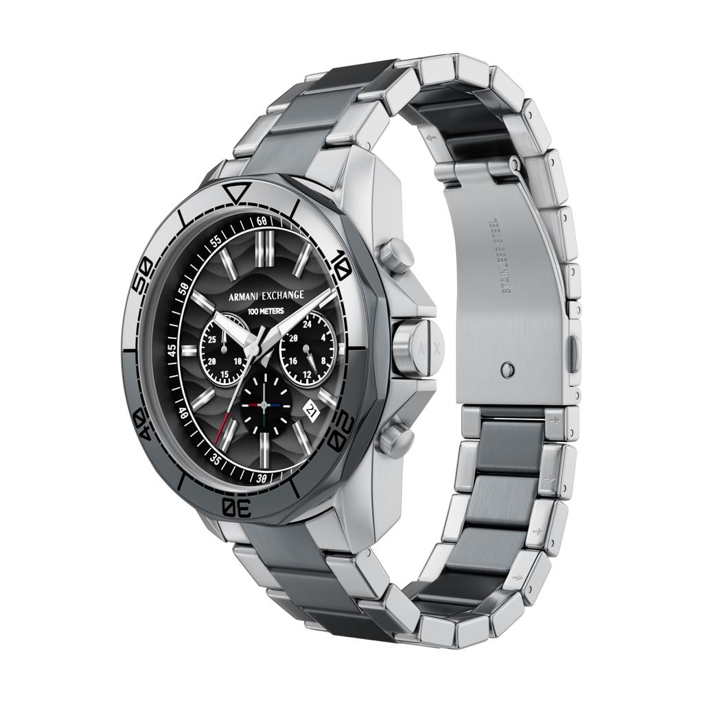 Armani Exchange Analog Stainless Steel Watch AX1973 Men's