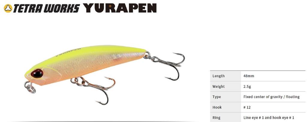 DUO Tetra Works Yurapen 48 Mm Floating Lure CCC0077 (3145)