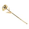 24K Gold Plated Rose Clear Texture Romantic Exquisite Long Lasting Rose Flower with Holder Gold