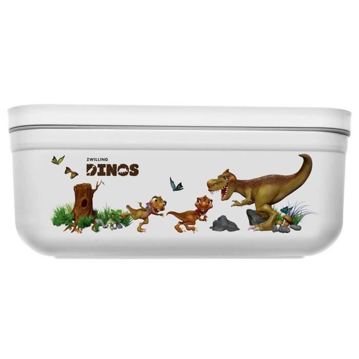 Lunch Box Sous-Vide - ZWILLING - DINOS - 1600 ml - Plastique - Blanc / Gris