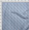 oneOone Cotton Flex Medium Blue Fabric Autumn Diy Clothing Quilting Fabric Print Fabric By Yard 40 Inch