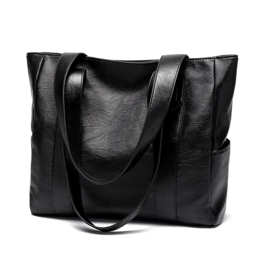 Women's Bag Large Capacity New Fashion All-match Handbag Shoulder Diagonal Simple Atmosphere Mother Tote Shopping Bags