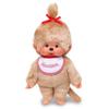 Sekiguchi Monchhichi Series Monchhichi Premium Standard Beige Medium Plush Toy for Girls 226573 -