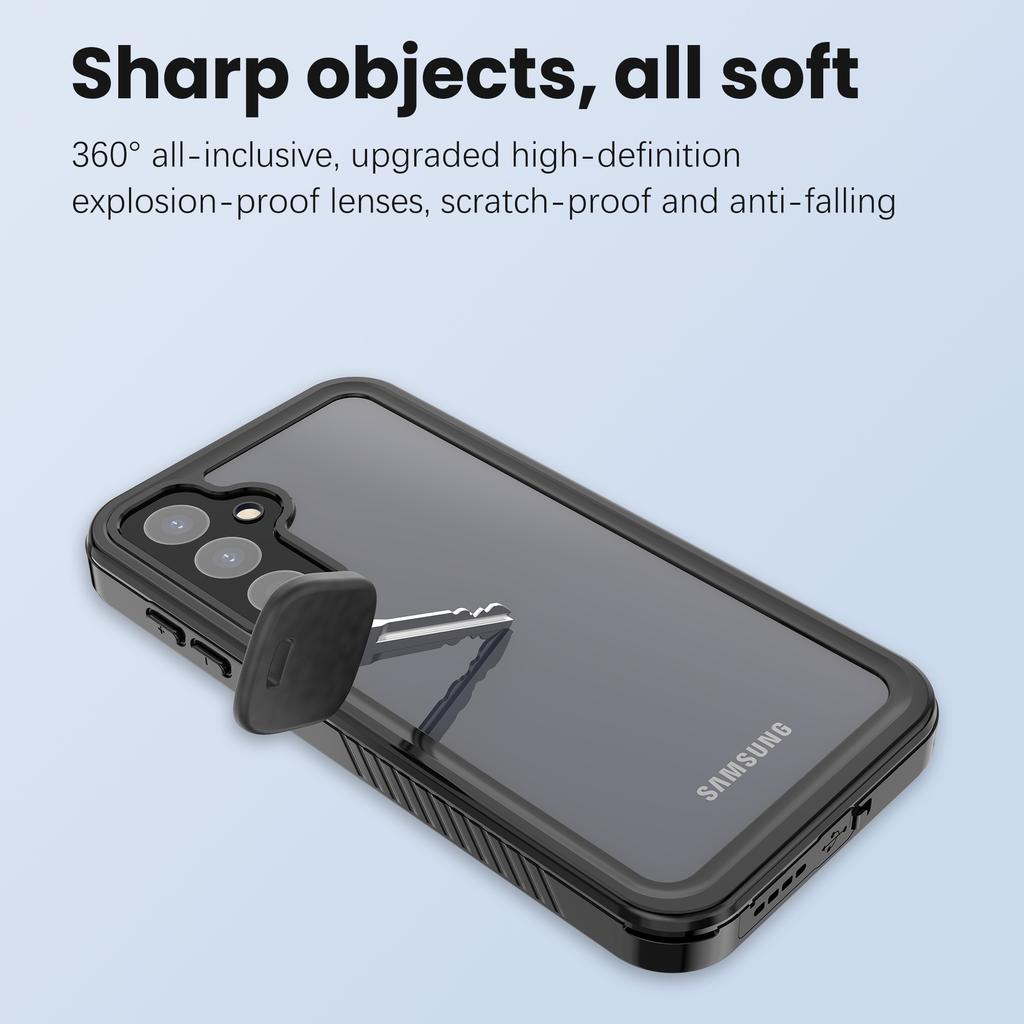 Серия REDPEPPER FS Для Samsung Galaxy A55 5G Оптовый чехол для телефона IP68 Водонепроницаемая оболочка Прозрачная задняя панель Чехол для телефона