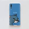 Transparent Case for Samsung A04 A14 A23 M33 M53 Realme 10 9 C35 C55 VIVO X80 Infinix Hot 30 Note 11 Tecno Spark 8P Pro C-43 Cute Tom Jerry Cat Mouse