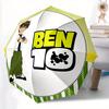 1pc Ben 10 Auto Cute Umbrella | Portable Foldable 8-Rib Manual Open, Cute Gift for Outdoor, Casual Accessory Y250825052