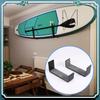 ABTU-1Pair Hot Surfboard SUP Mount Rack,Kayak Boat Wall Rack Black