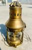 Solid Brass Anchor Lantern: Vintage Maritime Style Electric Lamp