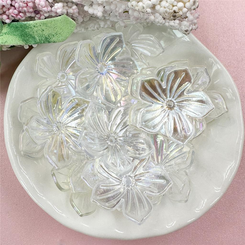 Высокое качество для изготовления ювелирных изделий 22,8 мм DIY акриловые бусины ручной работы в форме цветка солнца 20 шт браслет ожерелье свободные разделительные бусины