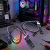 USB-адаптер USB-разветвитель 9-контактный на 4x 9-контактный разветвитель на 8-портовый USB 2.0 концентратор Карта-удлинитель с удлинительным кабелем 60 см для настольного компьютера