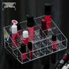 24-Slot Transparent Lipstick Holder & Display Stand