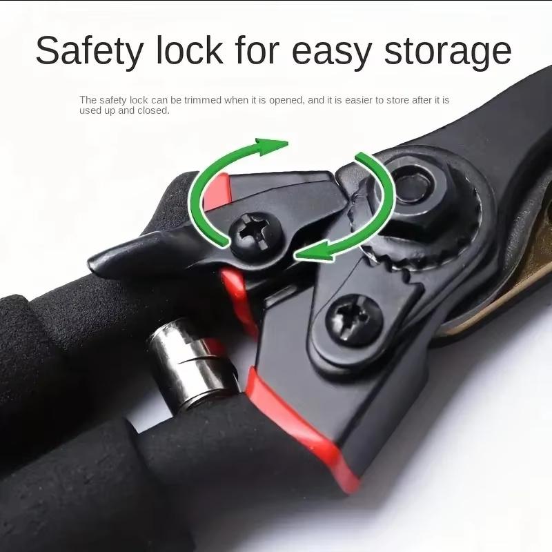 Профессиональные 10-дюймовые садовые секаторы SK5, ножницы для обрезки лезвий бонсай, фруктовые деревья, цветы, ветки, садовые секаторы