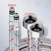 G1/2 Caliber Hoses Length 60cm/80cm Faucet Hoses Cold Hot Mixer Faucet Stainless Steel Water Inlet Pipe High Quality