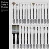 24 Pieces Paint Brush Set, Expert Series, Enhanced Synthetic Art Supplies with Brush Holder and Palette Knife for Acrylic, Oil, Watercolor