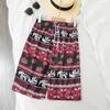 Elephant Pants Women Wide Leg Shorts Summer Thailand Thin Straight Casual Streetwear Beach Bottoms Female Clothing Fashion