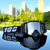 100 Motorcycle Goggles Dustproof Racing Glasses Windproof for Men & Women Motocross Cycling Skiing Outdoor Off-Road Bike Goggle