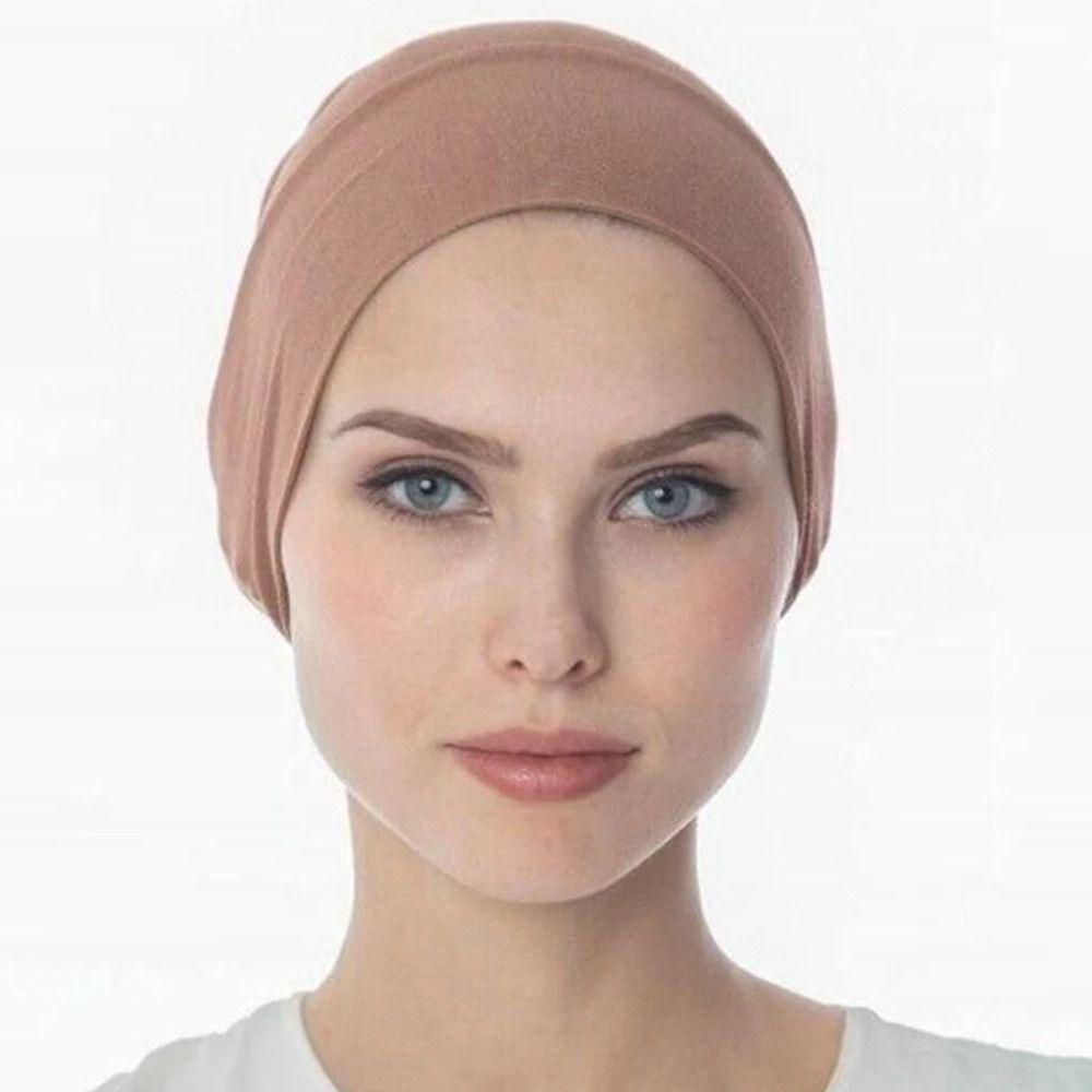 Premium Muslim Hijab Caps Fashion Closed Hijab Underscarf New Elastic Bonnet Cap