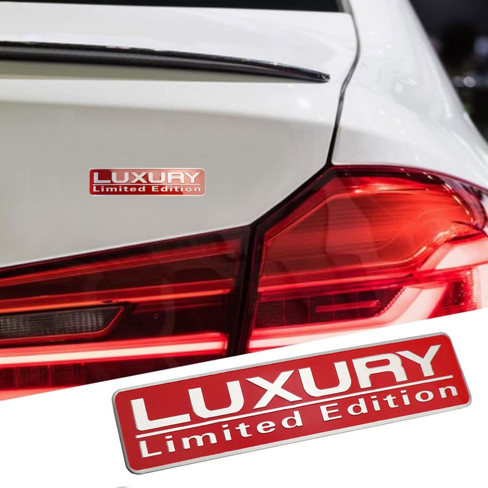 Металлическая наклейка Chrome Luxury Limited Edition Наклейки на автомобиль Кузов Багажник Эмблема Значки Наклейки Универсальная внешняя наклейка на автомобиль