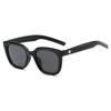 New European and American style GM Women's Korean-style sunglasses with large frames for square and round faces, slimming effect, fashionable retro