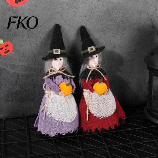 Halloween Outdoor Decorations Decoration, Realistic Ghost Festival Broom Indoor Witch Ornament, Festive Atmosphere Tabletop Decoration Durable