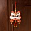 Cartoon Blessing  Wind Chime Waking Lion Lunar New Year Ornament  Home Living Room