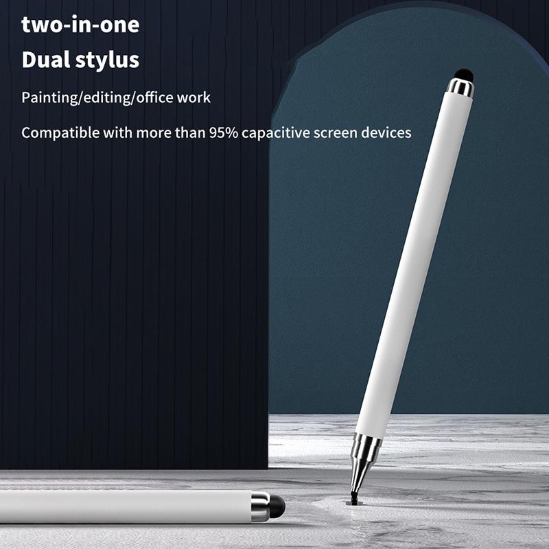 2 в 1 стилус для мобильного телефона, планшета, емкостный сенсорный карандаш для Iphone, Samsung, универсальный Android-телефон, карандаш для рисования экрана