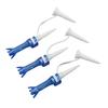 3pcs Flexible Golf Tees Set with 8 Claws Wear Resistance Portable Golf Training Ball Tees