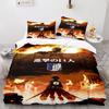 Anime Attack On Titan Bedding Collection Single Twin Full Queen King Size 23Pcs Bedding Collection Adult Kid Duvet Cover Collections Home Textiles