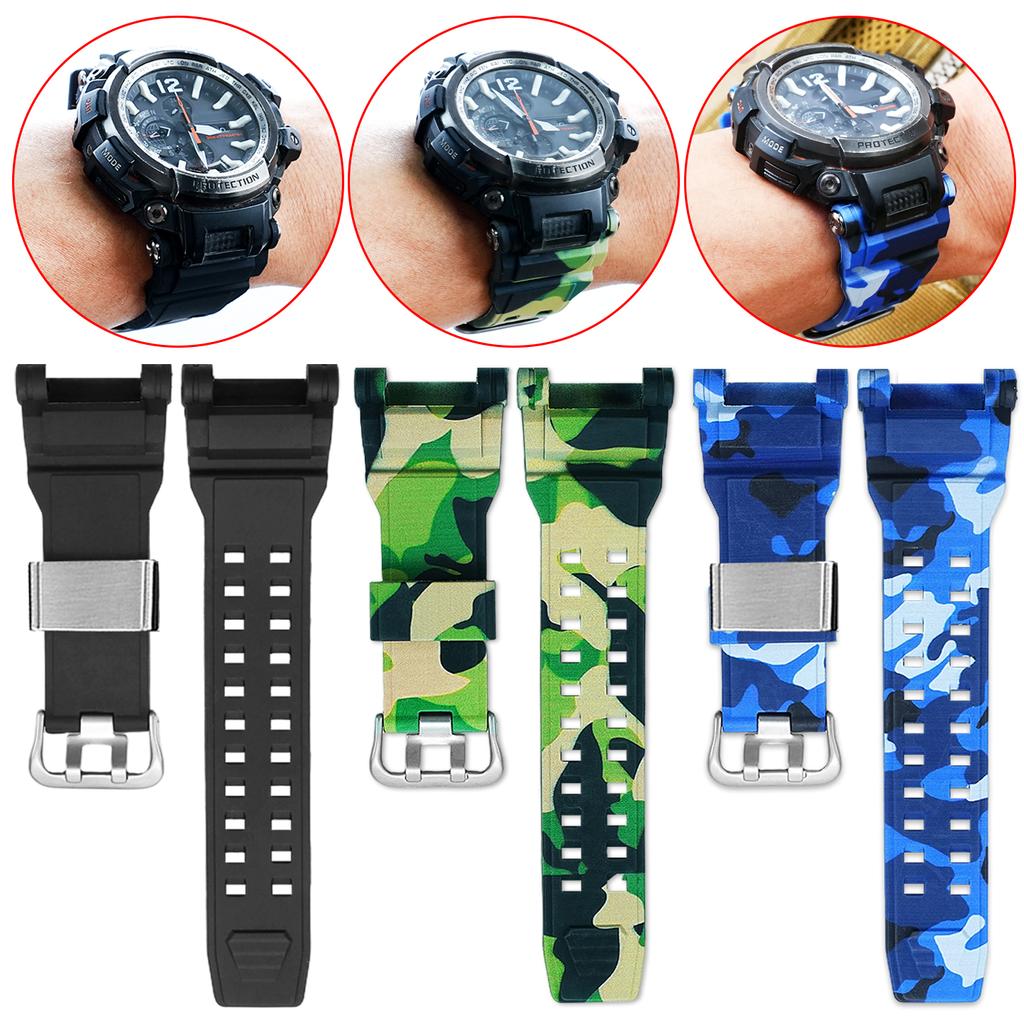 GPW2000 Мягкий силиконовый ремешок Для Casio G-Shock Kongba 5502 GPW-2000 браслет мужской Замена Спортивный резиновый ремешок для часов Аксессуары