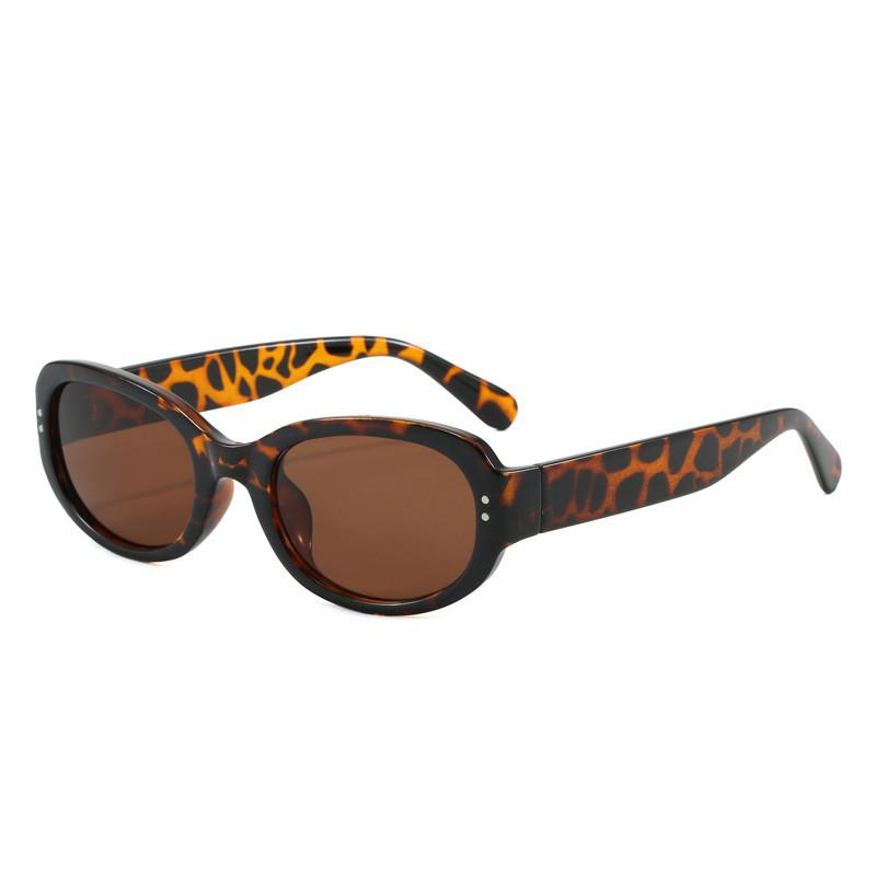 Korean Style Oval Sunglasses For Women With Uv400 Protection And Polarized Lenses For Outdoor Travel And Fashion