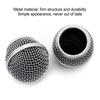 Replacement Microphone Grille for SM58, Microphone Ball Head Mesh Grille with Built-in Anti-Blowout Cotton, Replacement Microphone Grille