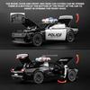 1/32 Dodge Hellcat Полицейские модели машин Игрушки Литые литые модели машинок с откидной крышкой со звуком и светом Игрушки для мальчиков