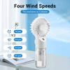 Handheld Spray Fan USB Personal Summer Cooling Fan Humidifiers Spray Hydration Fan 4 Speed Standing Fan For Camping Outdoor