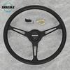 SIBEIKE 15inch 380mm PU Steering Wheel JDM Universal Race Tuning Sports Steering Wheel