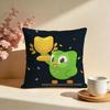 Fashion DDuolingoful Cushion Cover Stylish Washable Pillow Cover Ideal for Couch Bedroom Car Decoration