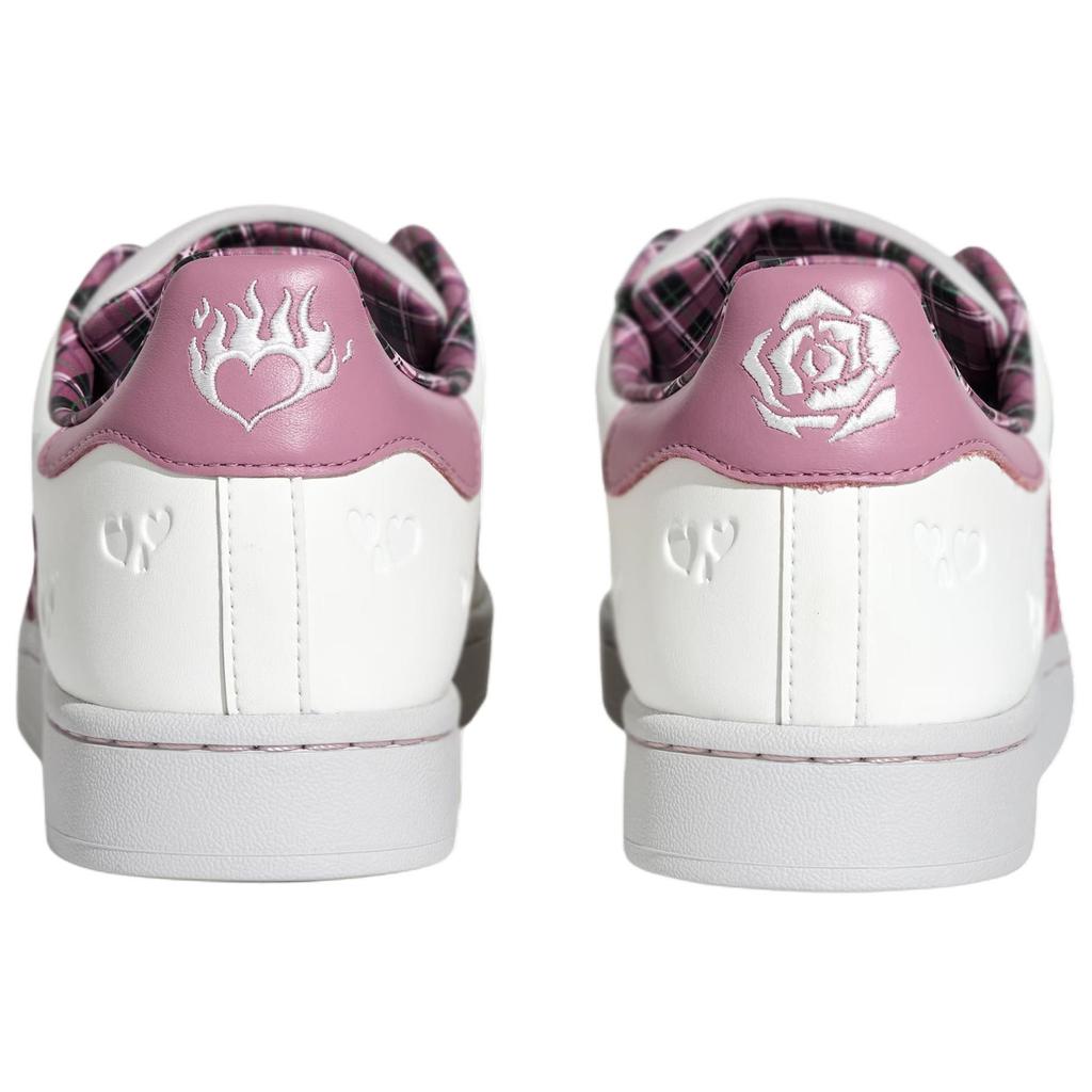 Adidas Originals Superstar 2 Ограниченная серия ко Дню святого Валентина Удобные Классические Кроссовки Унисекс Кроссовки Белый Фиолетовый KZ7157