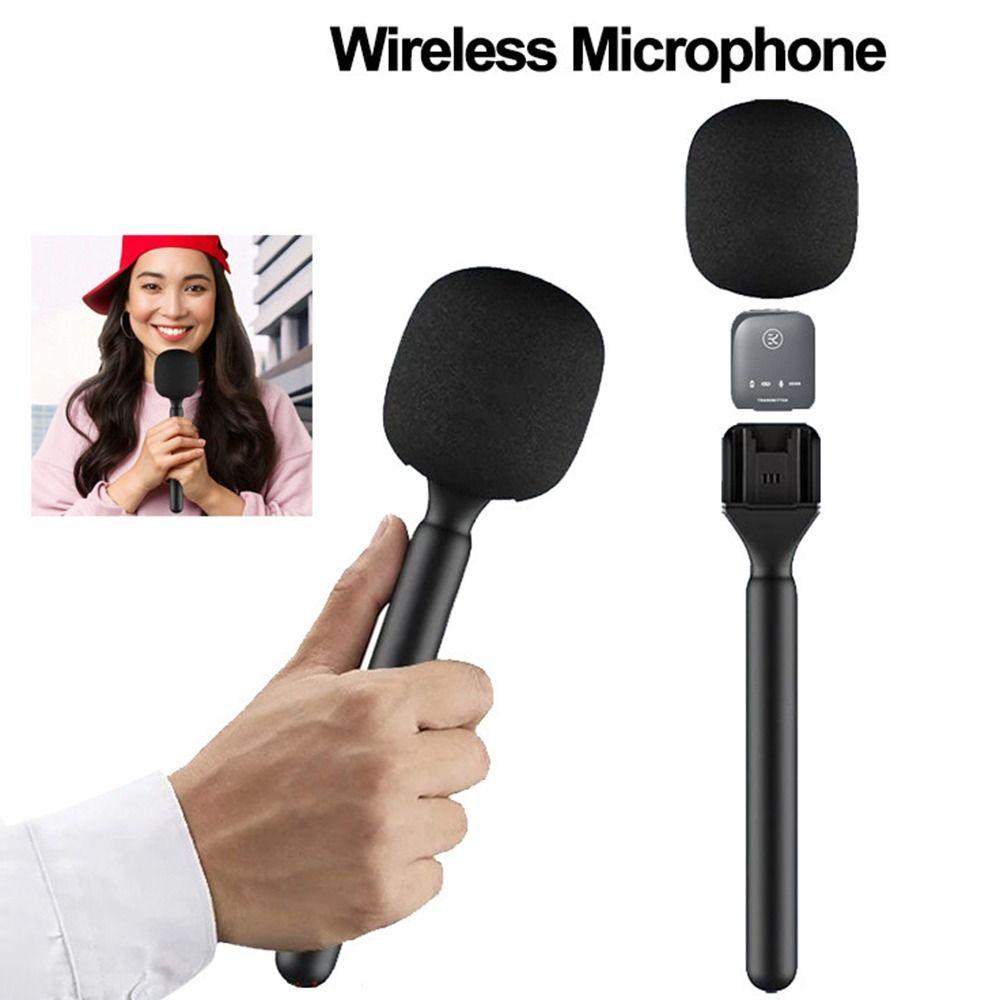 with Windproof Sponge Lavalier Interview Microphone Adaptor Microphone Grip Stick for RODE GO