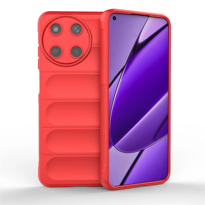 Чехол для OPPO Realme 11 4G задняя крышка чехол для телефона жидкий силикон противоударный защитный чехол Funda Coque