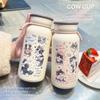 Large Capacity Cute Cat Thermos Cup Stainless Steel Cute Cat Thermos Bottle  Children