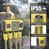 Digital Water Timer 4-Outlet Garden Irrigation Timer Rainwater Sensing Irrigation Watering System Precision Timing Controller