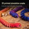 3D Printed Movable Viper Snake Toy: Realistic Simulation for Children's Decor